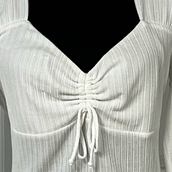 Lulus White Ribbed Knit Top - Picture 3 of 7